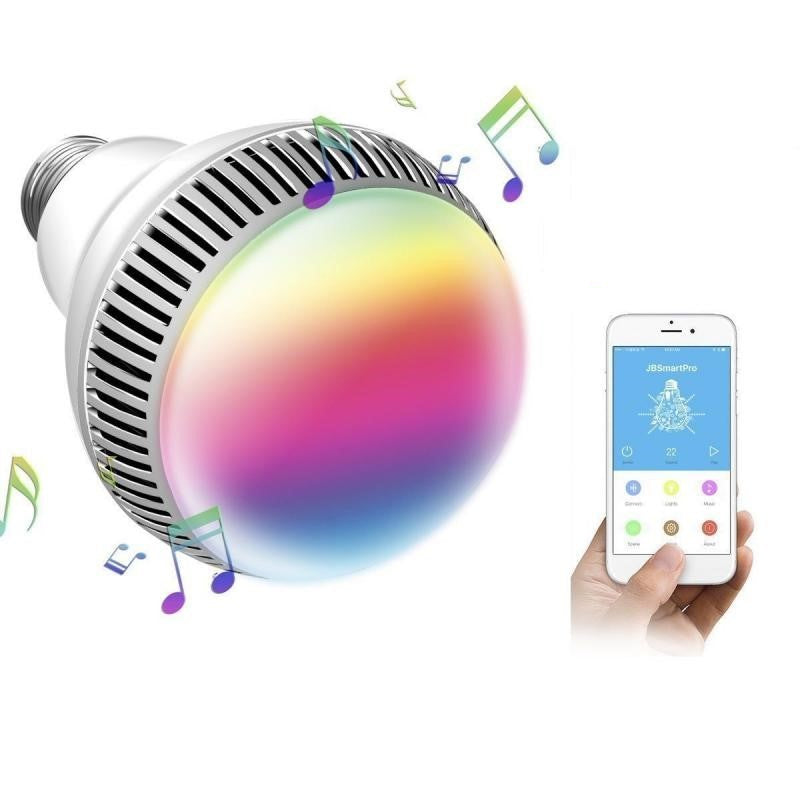 Smart LED colorful bulb Bluetooth wireless speaker