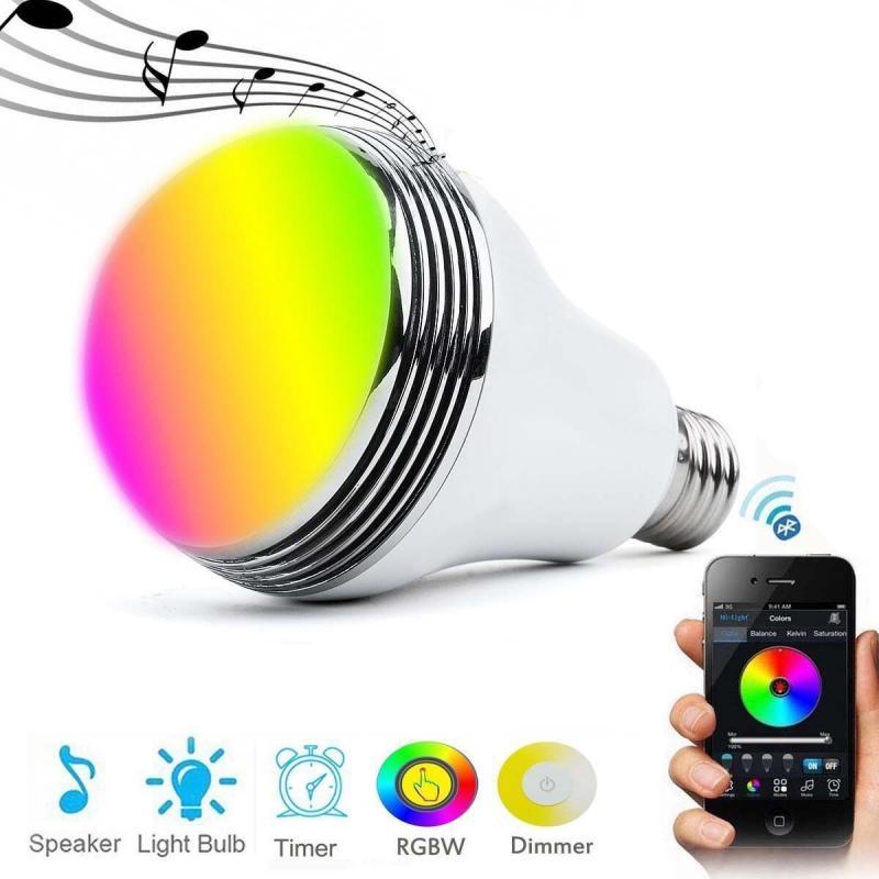 Smart LED colorful bulb Bluetooth wireless speaker
