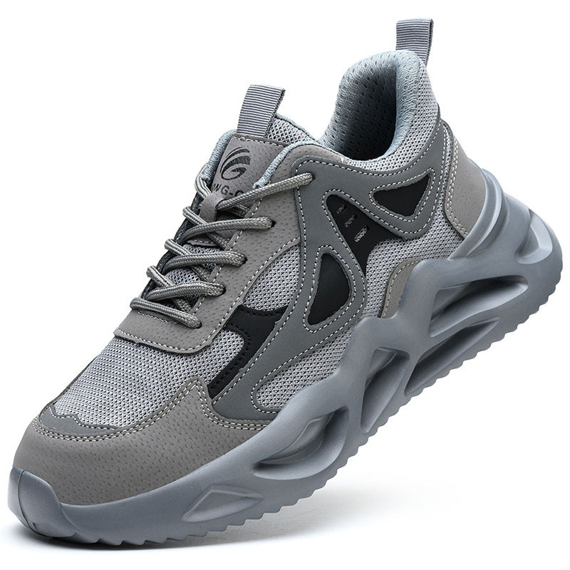 Men's Breathable Lightweight Safety Work Shoes