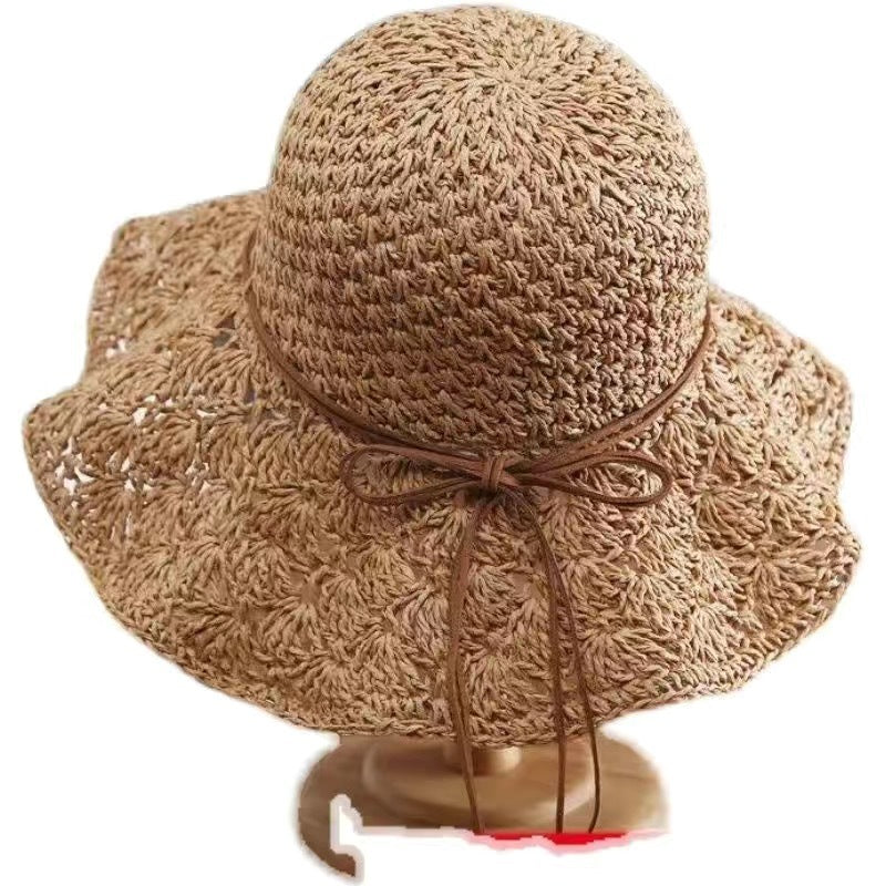 Handmade Crochet Straw Hat