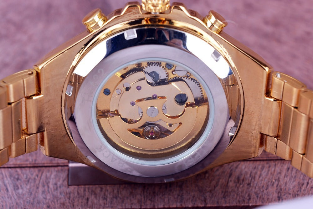 Luxury Automatic Mechanical Steel Watch