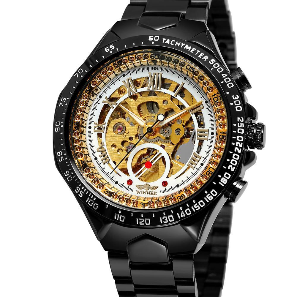 Luxury Automatic Mechanical Steel Watch