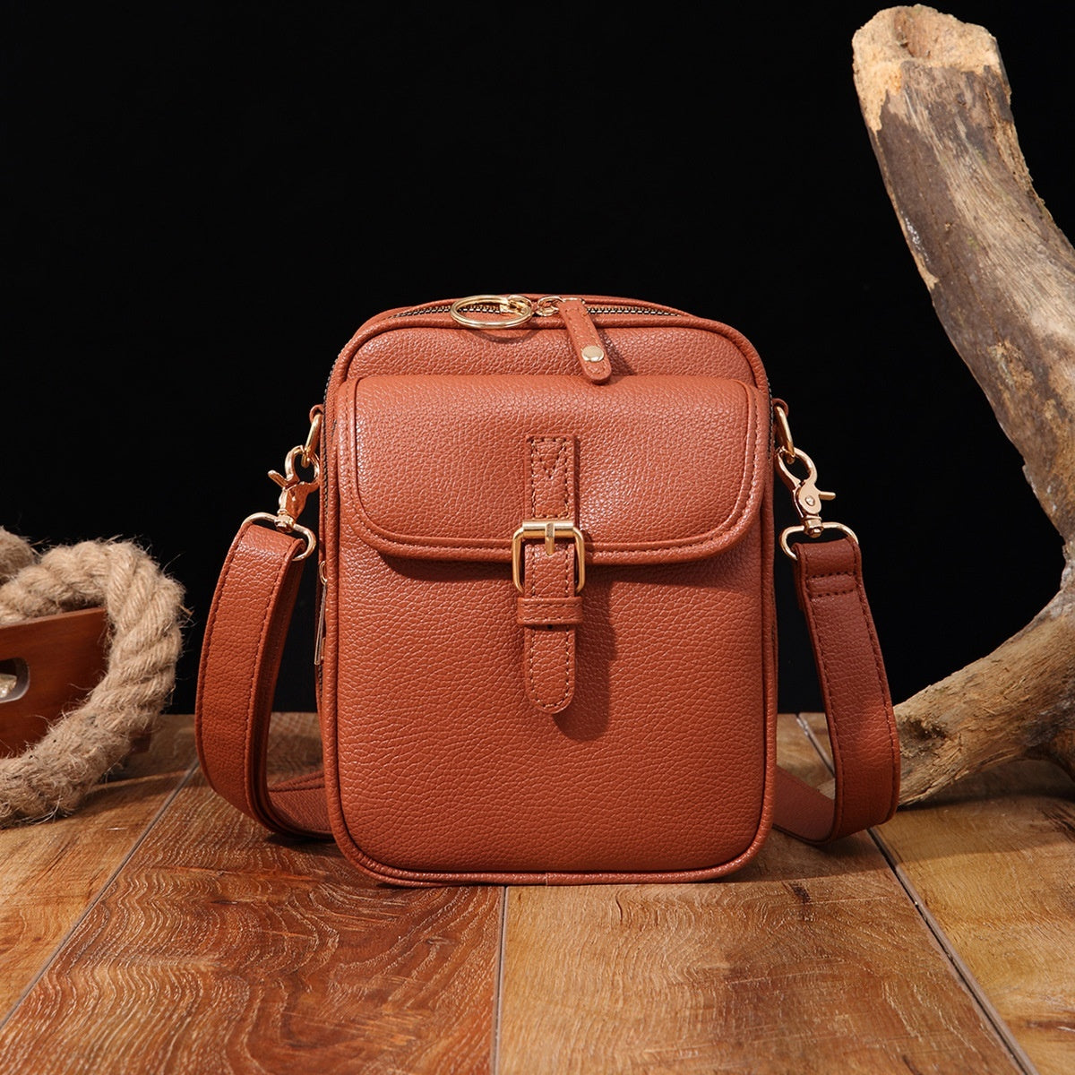 Unisex Vintage Large Capacity Messenger Bag Storage Bag With 10 Card Inserts Casual Backpack Women's Bag Retro Backpack Large Capacity Travel - YAXSO