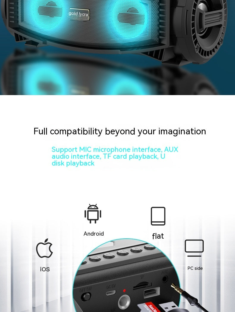 Portable Outdoor Portable Bluetooth Speaker