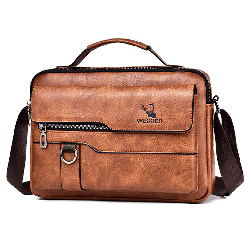 Men's PU Leather Shoulder Bag
