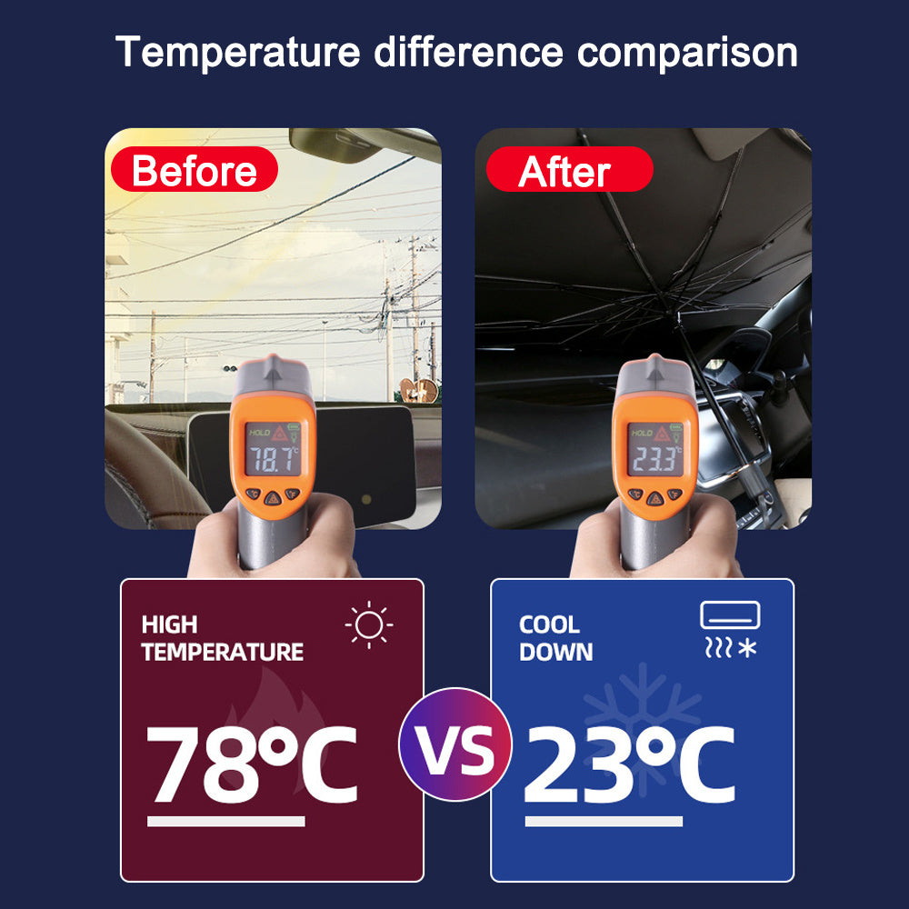 Foldable Car Windshield Sunshade Umbrella UV Protection