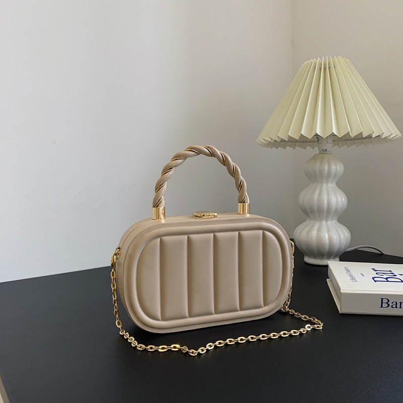 Chain Box Bag Women's Fashion Simple Portable Shoulder Messenger Bag - YAXSO
