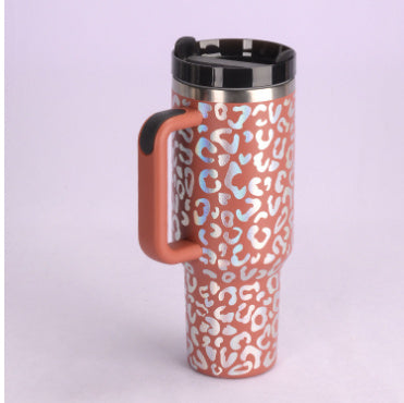 40 Oz Stainless Steel Tumbler – Insulated Travel Mug with Straw & Lid, Spill Proof