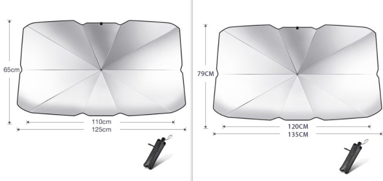Foldable Car Windshield Sunshade Umbrella UV Protection