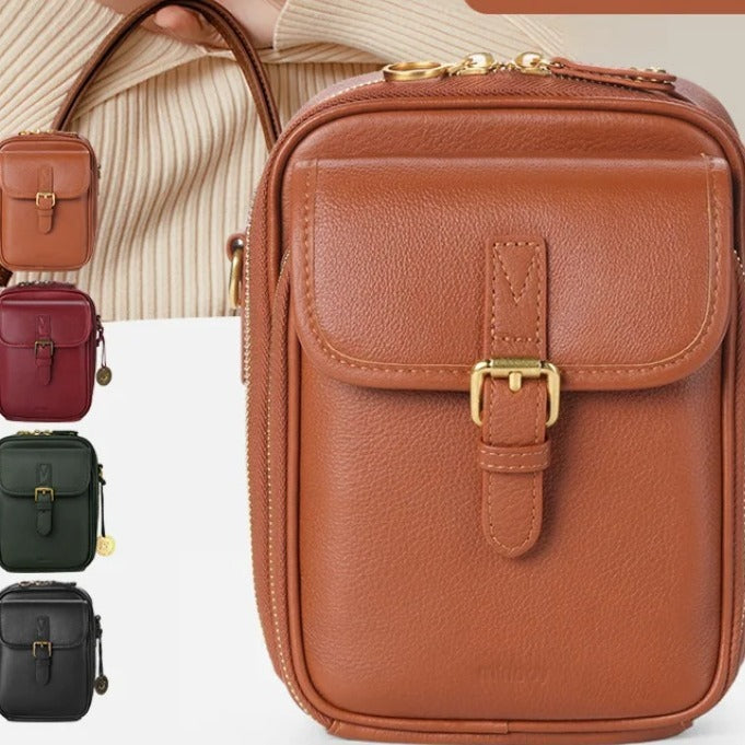 Unisex Vintage Large Capacity Messenger Bag Storage Bag With 10 Card Inserts Casual Backpack Women's Bag Retro Backpack Large Capacity Travel - YAXSO