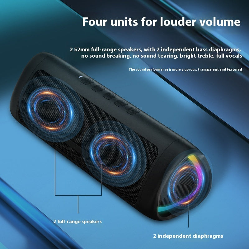 Portable TWS Waterproof Bluetooth Speaker
