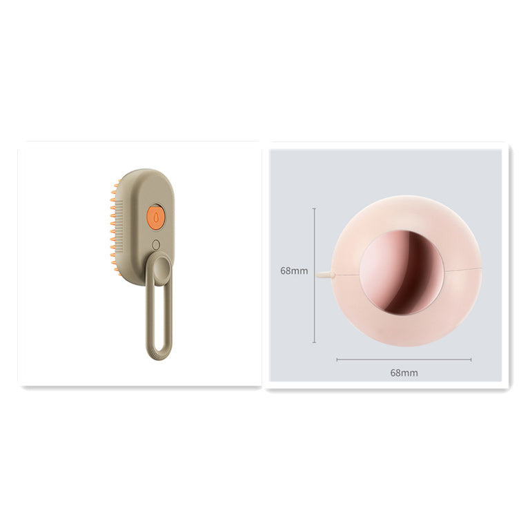 -in-1 Electric Pet Grooming Brush – Steam Spray Massage Comb for Cats & Dogs