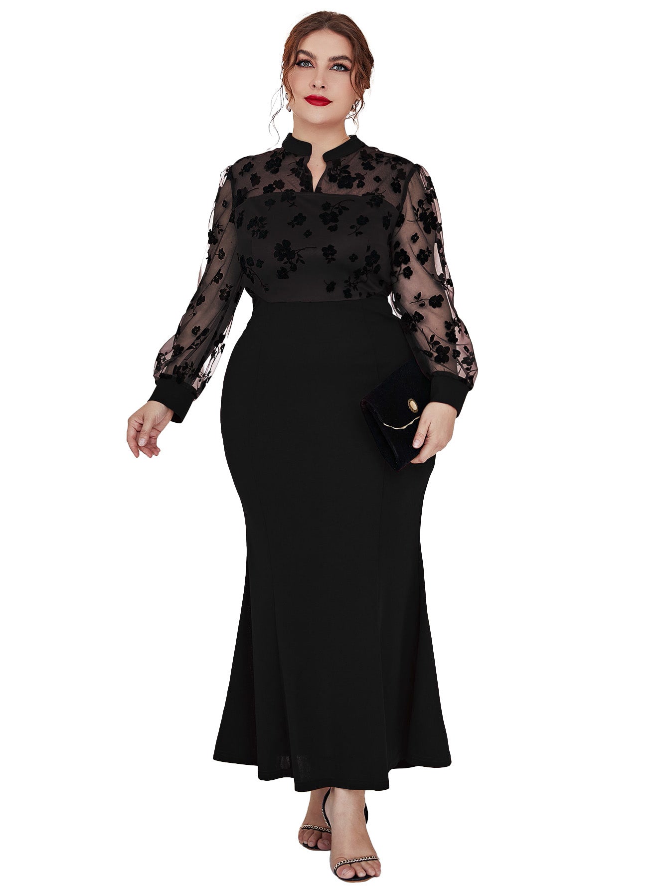 Dress European And American Large-size Dress Women