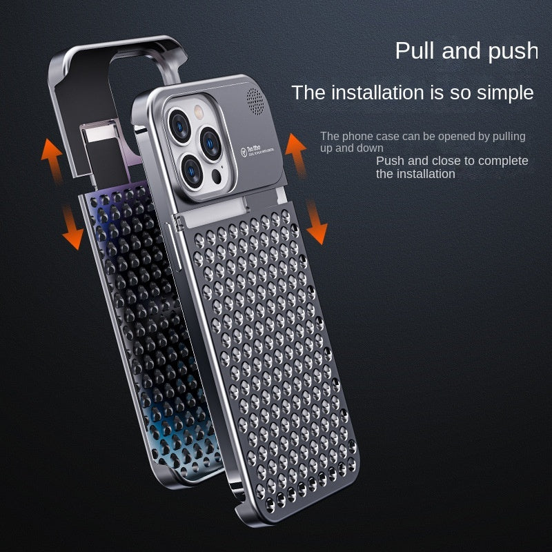 Aluminum Alloy Phone Case – Shockproof, Heat Dissipation & Anti-Fall