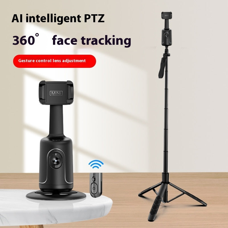 AI Smart Face Tracking Gimbal – 360° Auto Phone Holder for Video, Vlog, and Live Streaming