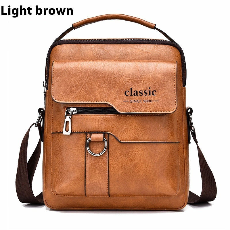 Men's PU Leather Shoulder Bag
