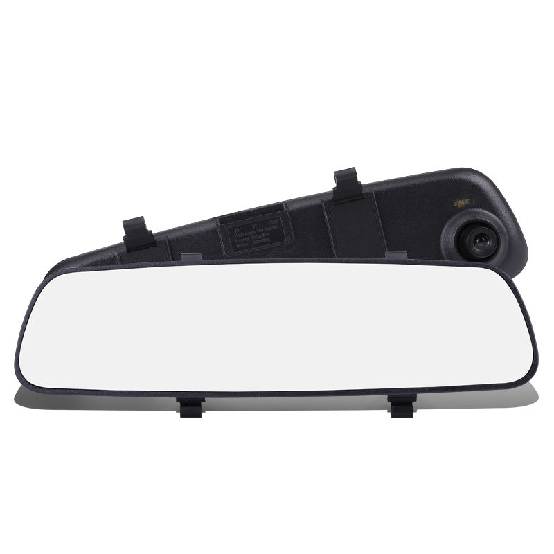 1080P HD Rearview Mirror Dash Cam – Dual Lens Driving Recorder with Loop Recording