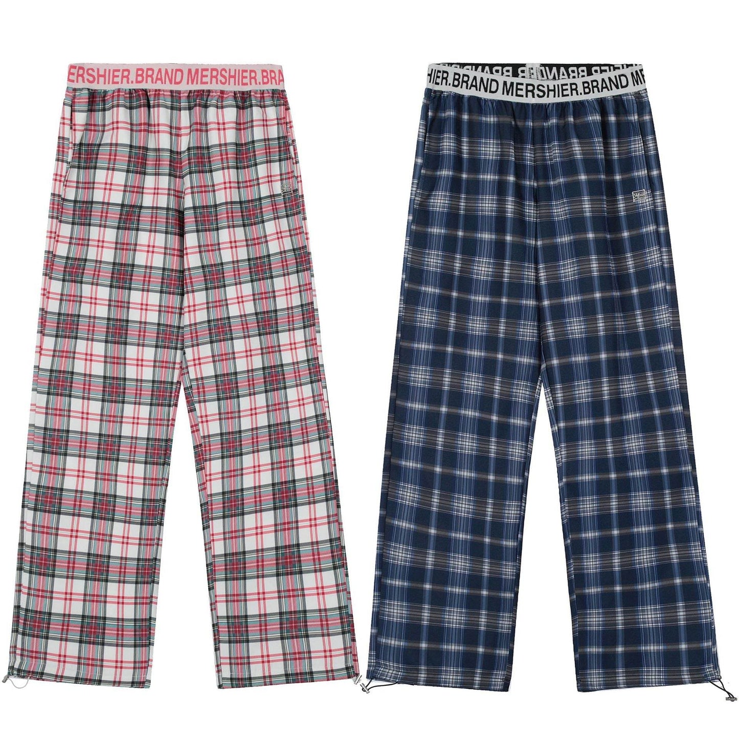 Women's American-style Hip-hop Plaid Casual Trousers - YAXSO
