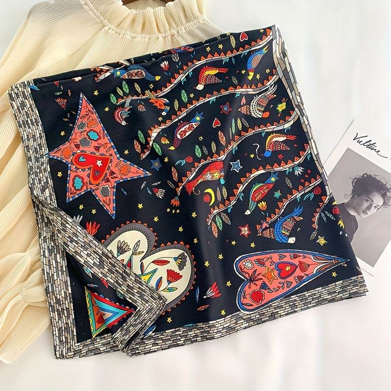 Large Kerchief Women's Spring And Autumn Fashion Printing - YAXSO
