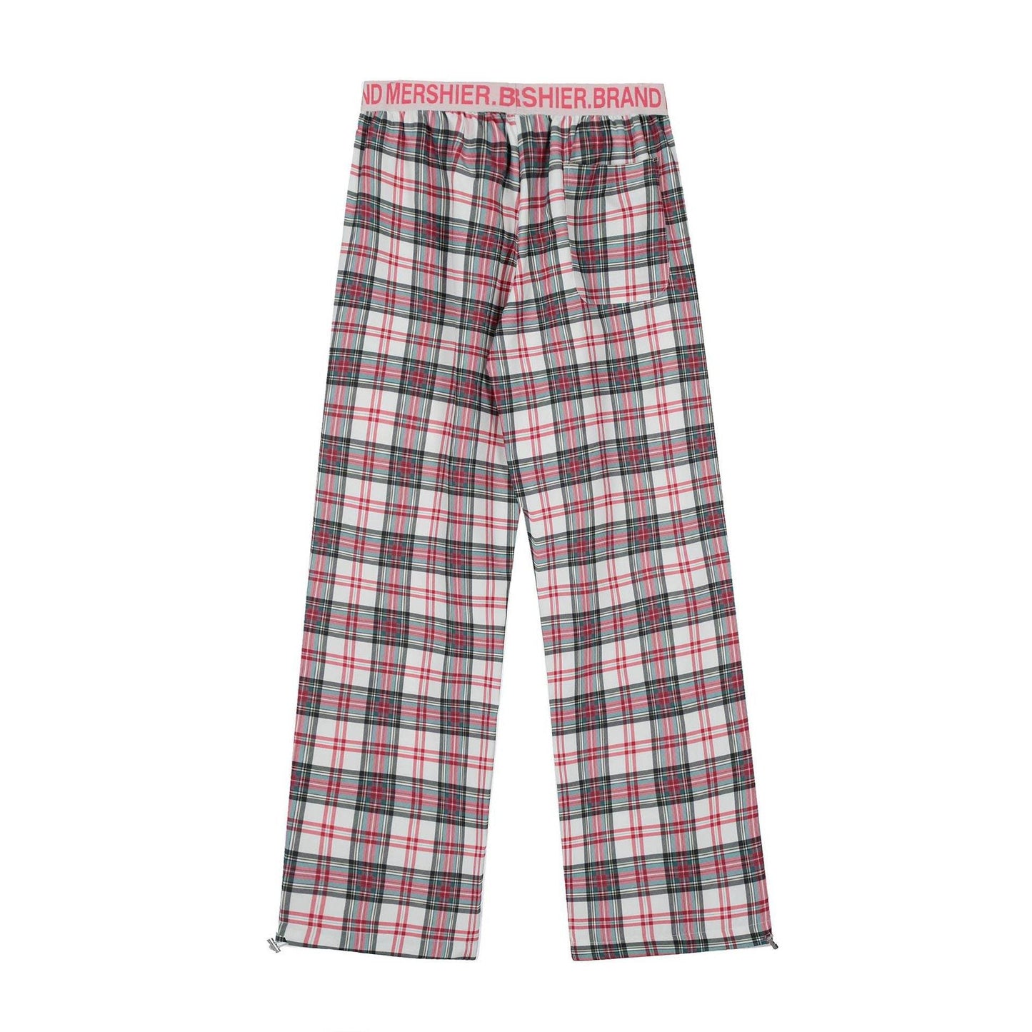 Women's American-style Hip-hop Plaid Casual Trousers - YAXSO