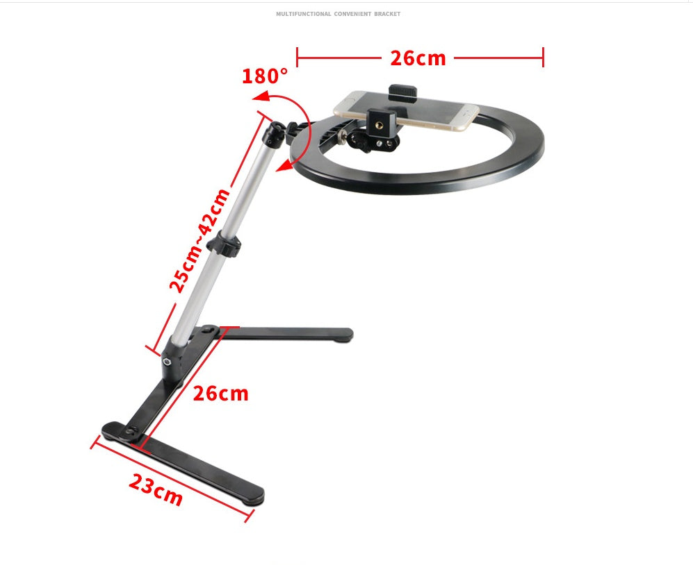 10-inch LED Fill Light Desktop Multi-function Video Recording
