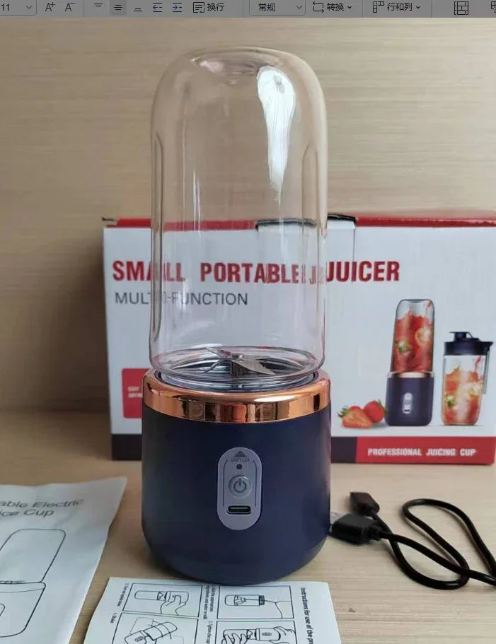 6-Blade Portable Blender – USB Rechargeable - YAXSO