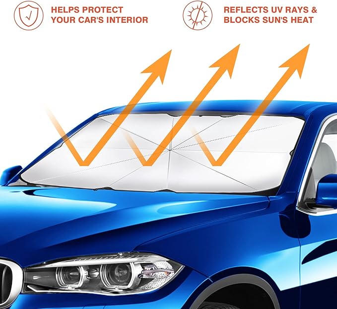 Foldable Car Windshield Sun Umbrella