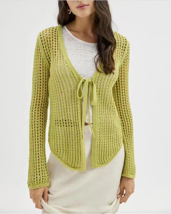 Crochet Knit Cardigan – Beach Cover Up