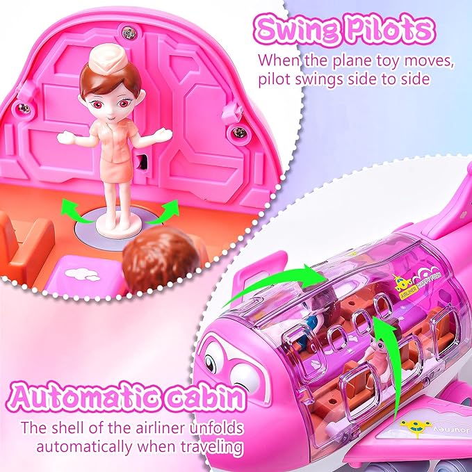 Rotating Electric Airplane Toy