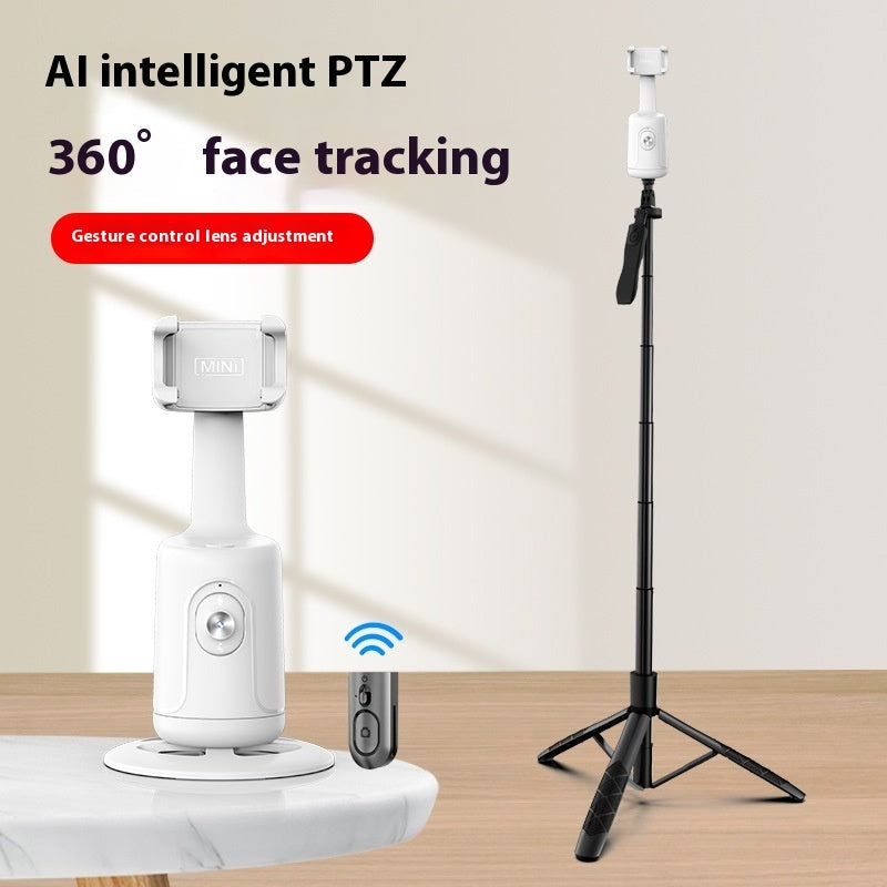 AI Smart Face Tracking Gimbal – 360° Auto Phone Holder for Video, Vlog, and Live Streaming