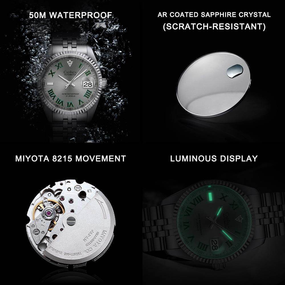 Men's Automatic Mechanical Watch Waterproof - YAXSO
