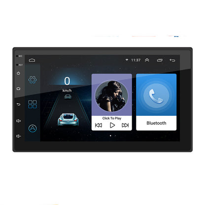 Car multimedia display with touchscreen interface on a white background. YAXSO STORE 