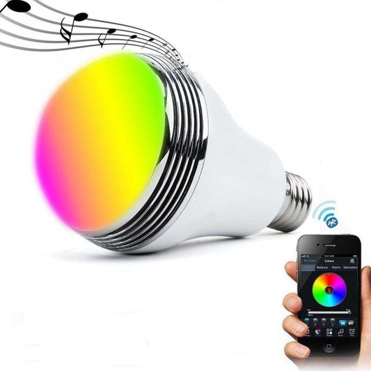 Smart LED colorful bulb Bluetooth wireless speaker