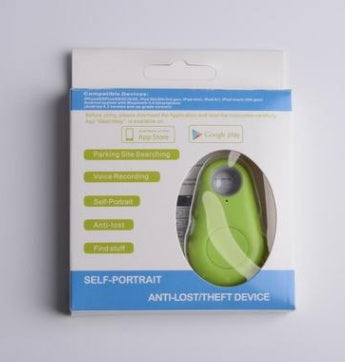 Product packaging for an anti-lost/thief device with a green device. YAXSO UAE ONLINE STORE