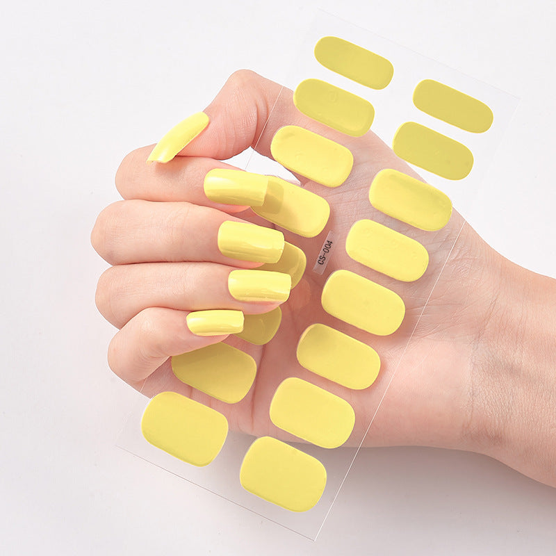 Nail Sticker Wraps Color Nail Art Sticker Full Sticker
