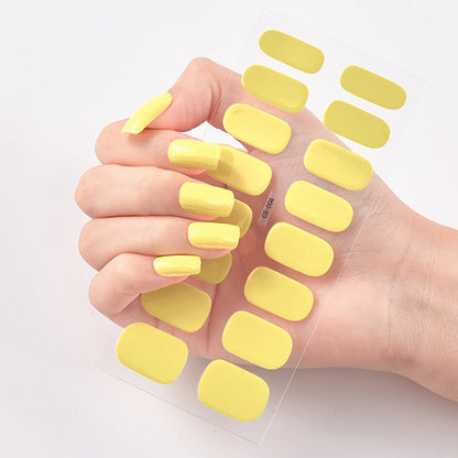 Nail Sticker Wraps Color Nail Art Sticker Full Sticker