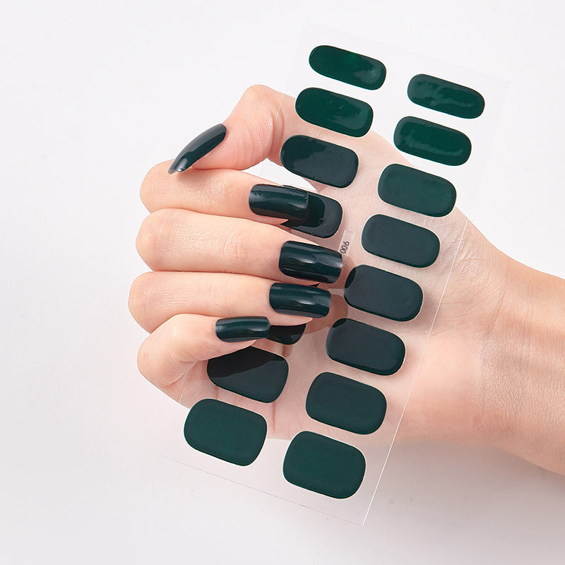 Nail Sticker Wraps Color Nail Art Sticker Full Sticker