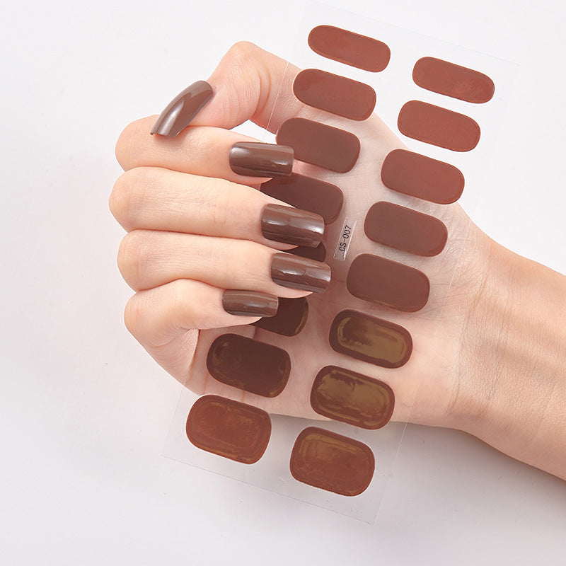 Nail Sticker Wraps Color Nail Art Sticker Full Sticker