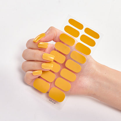 Nail Sticker Wraps Color Nail Art Sticker Full Sticker