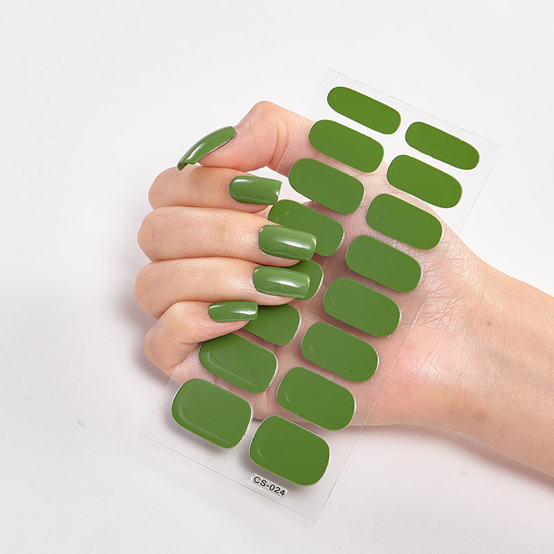 Nail Sticker Wraps Color Nail Art Sticker Full Sticker
