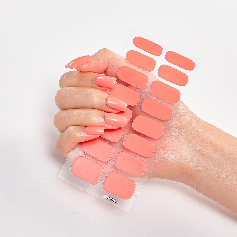 Nail Sticker Wraps Color Nail Art Sticker Full Sticker