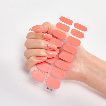 Nail Sticker Wraps Color Nail Art Sticker Full Sticker