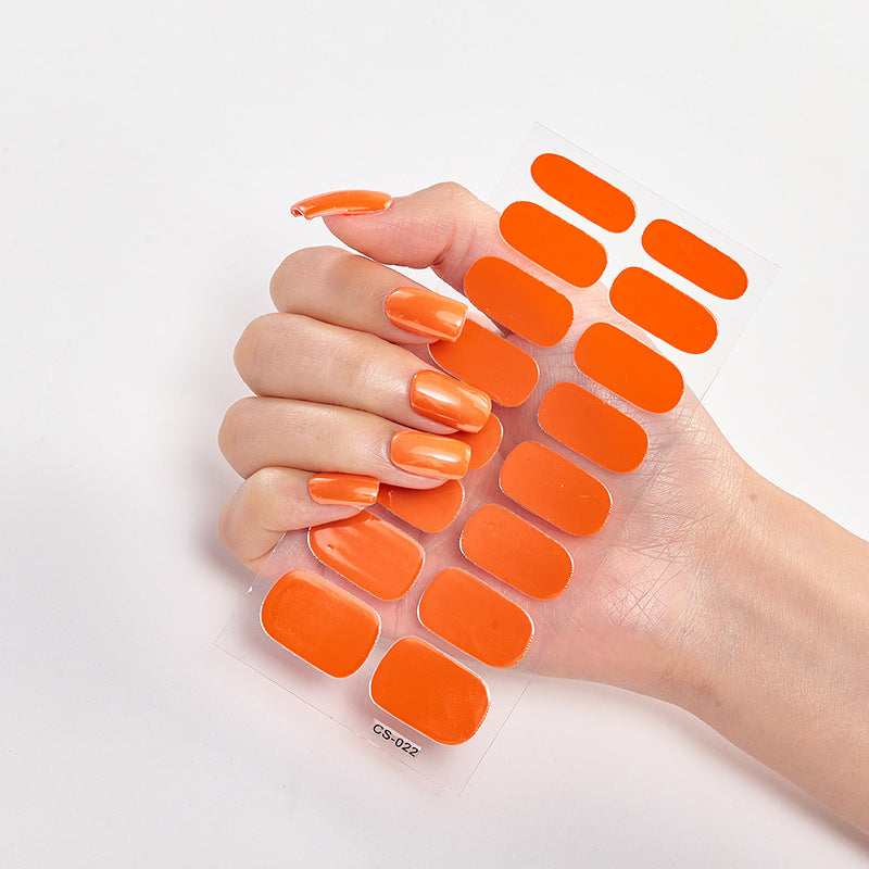 Nail Sticker Wraps Color Nail Art Sticker Full Sticker