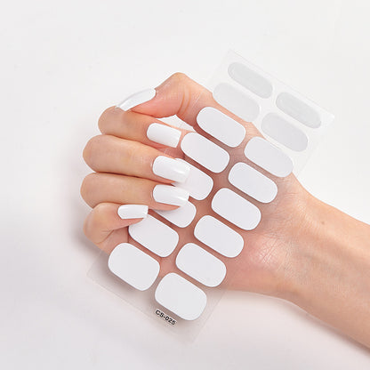 Nail Sticker Wraps Color Nail Art Sticker Full Sticker