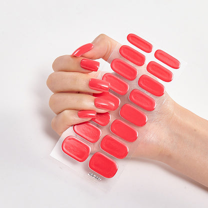 Nail Sticker Wraps Color Nail Art Sticker Full Sticker