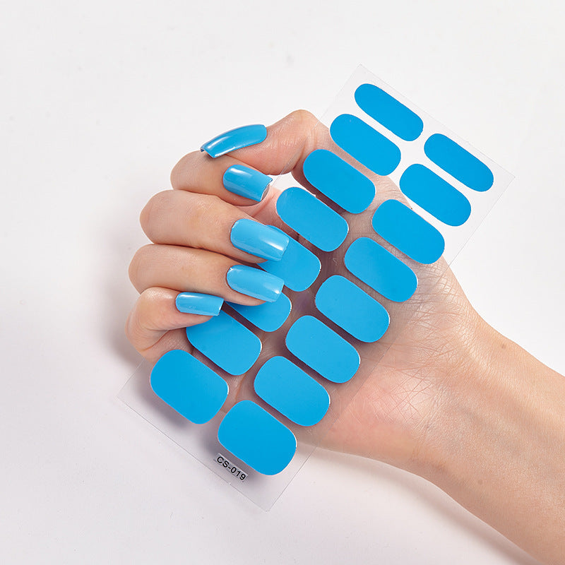 Nail Sticker Wraps Color Nail Art Sticker Full Sticker