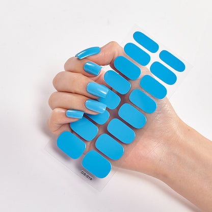 Nail Sticker Wraps Color Nail Art Sticker Full Sticker
