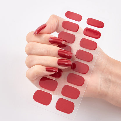 Nail Sticker Wraps Color Nail Art Sticker Full Sticker