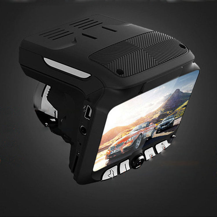 Black electronic device with a screen displaying a racing game on a dark background. YAXSO STORE 
