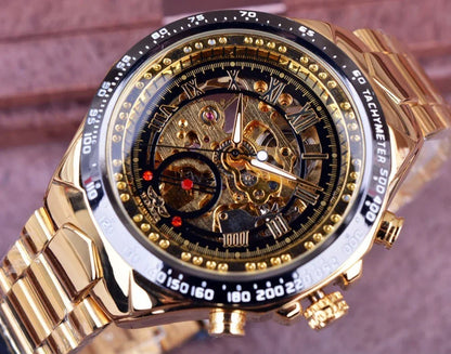 Luxury Automatic Mechanical Steel Watch - YAXSO